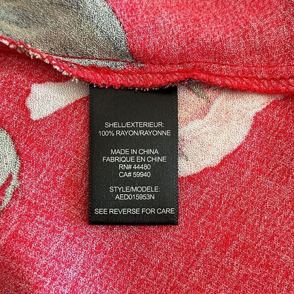 AFRM Micah Corset Tiered Maxi Floral Dress with Slit Flutter Sleeves Size XS - Picture 13 of 14